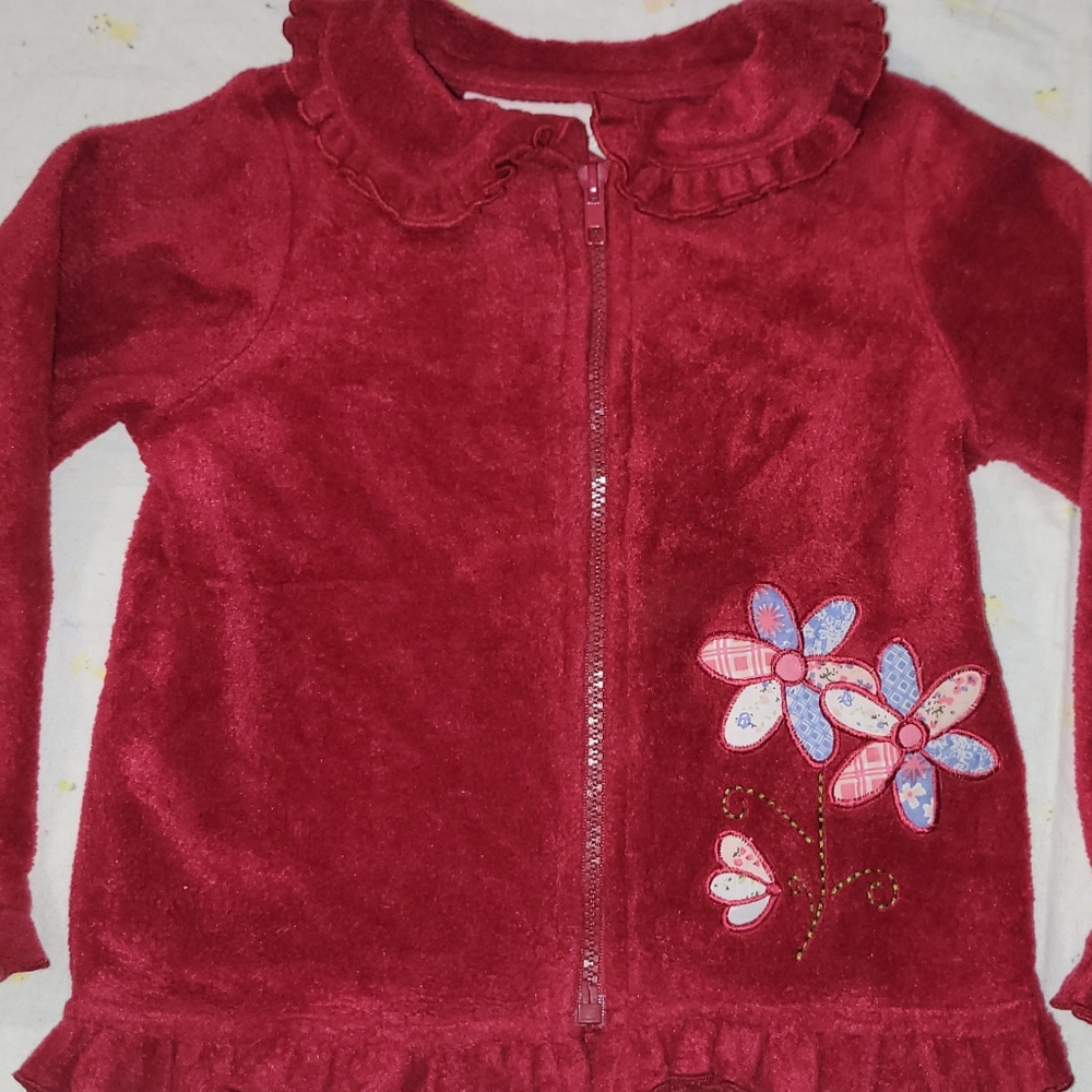 Blue Beri boulevard girls fleece jacket size 3t